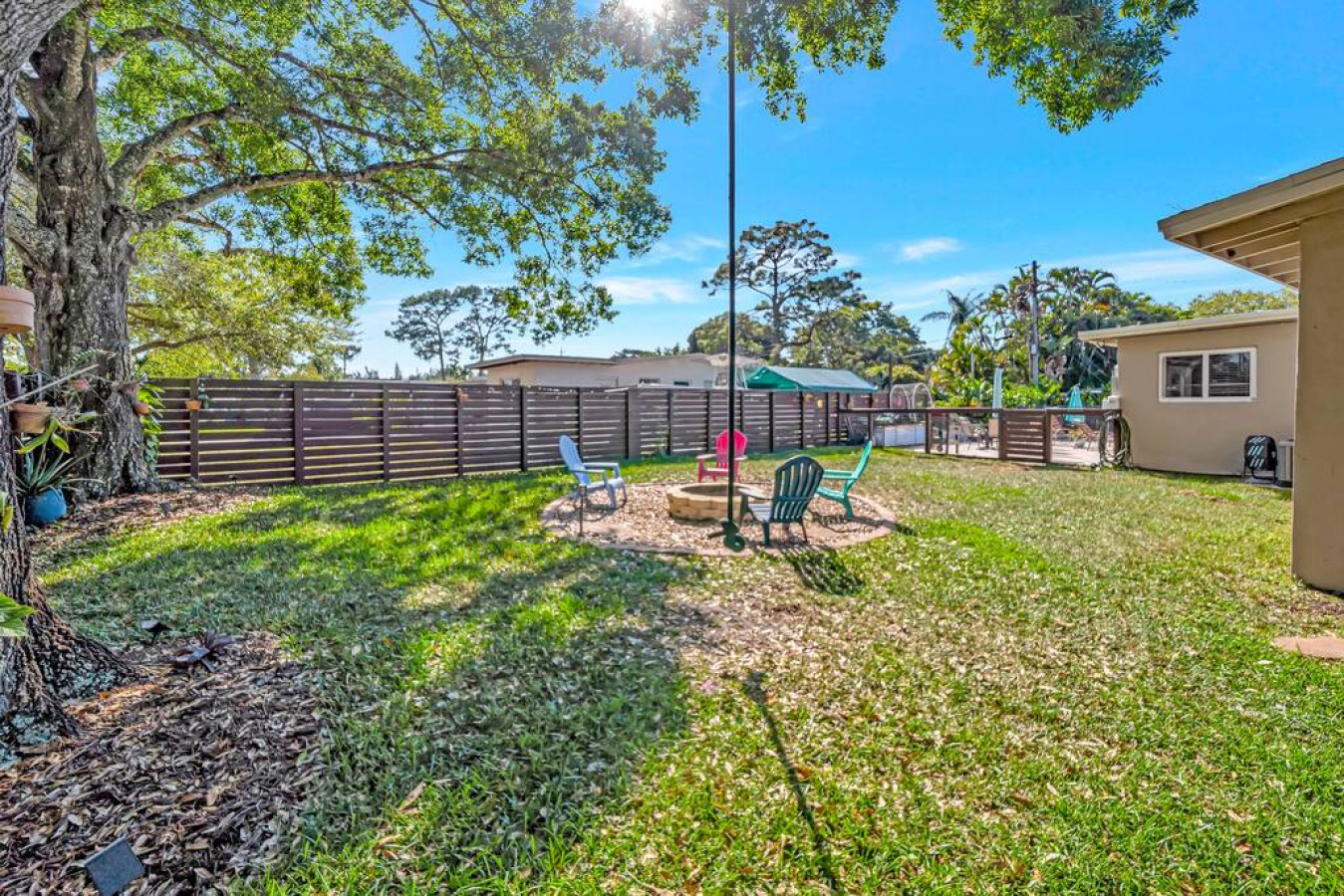 "S'mores, stories, and cozy nights under the stars. This backyard is where it's at."