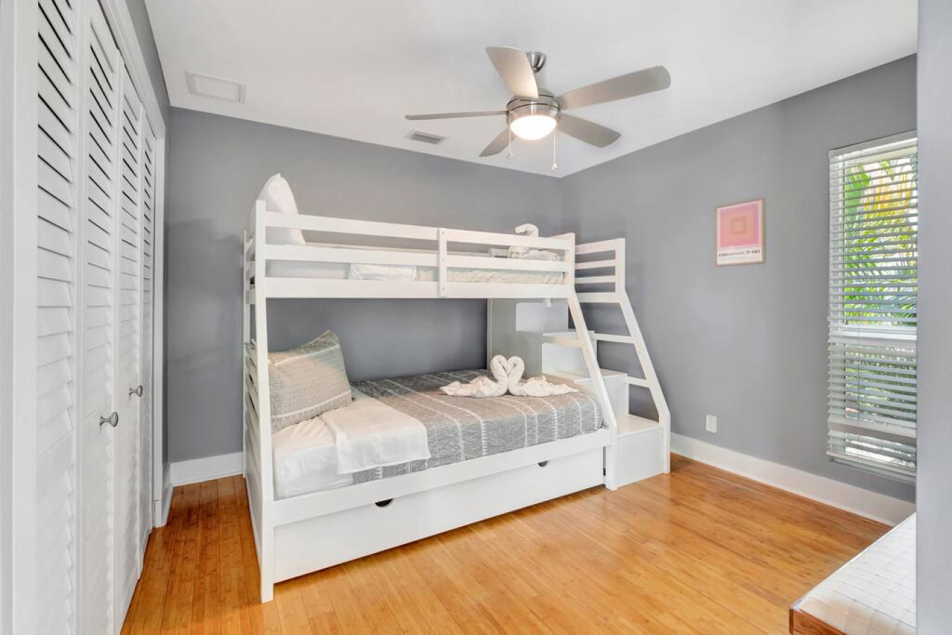 Cozy bedroom just for the kids!