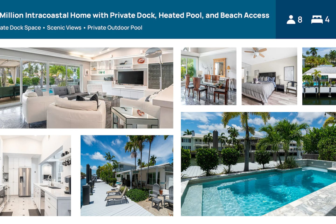 Casa Flamingo - Intracoastal w/ Heated Pool & Dock - Fort Lauderdale