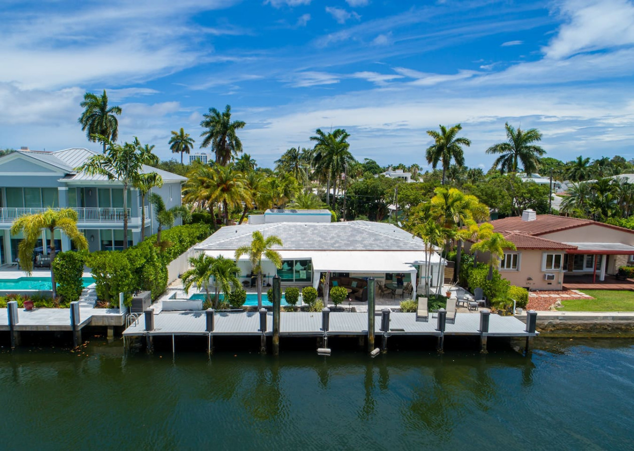 Casa Flamingo - Intracoastal w/ Heated Pool & Dock - Fort Lauderdale