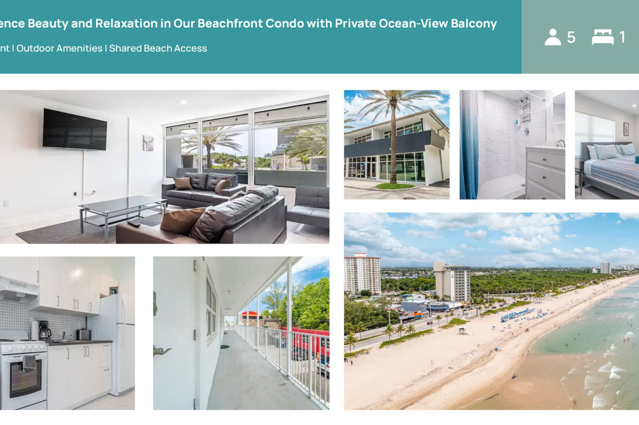The Purple Pelican~Beachfront w/ Ocean Balcony~#2 - Fort Lauderdale