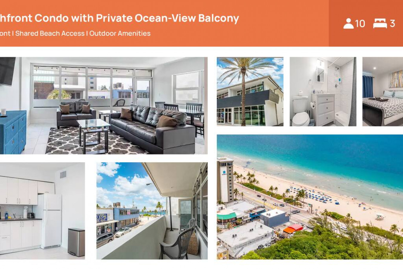 Beachfront Bloo's-2 Units-Ocean View Balcony #4/5 - Fort Lauderdale