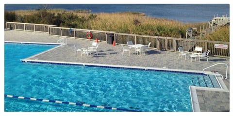 The community pool is open mid May to mid October.
