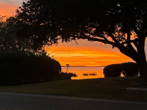 Sunset over the sound