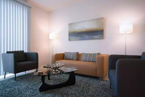 Spectacular Spectrum Suites - Luxury One Bedroom Furnished Apartment - Modern Interior Design