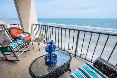 Large Balcony to Enjoy Direct Oceanfront Views