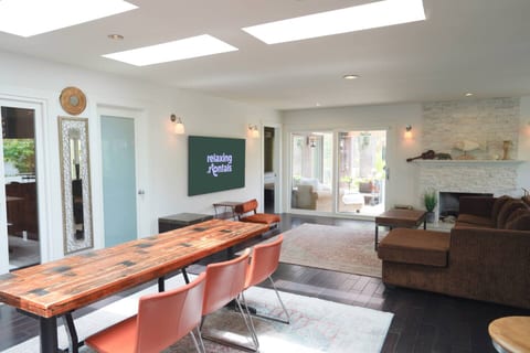 Spacious Beach Residence w Backyard Pond & Hot Tub