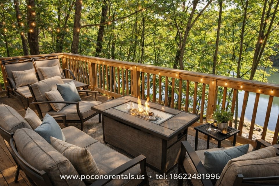 Frente al lago, Kayak, Jacuzzi, Piscina, Chimenea de leña. - East Stroudsburg