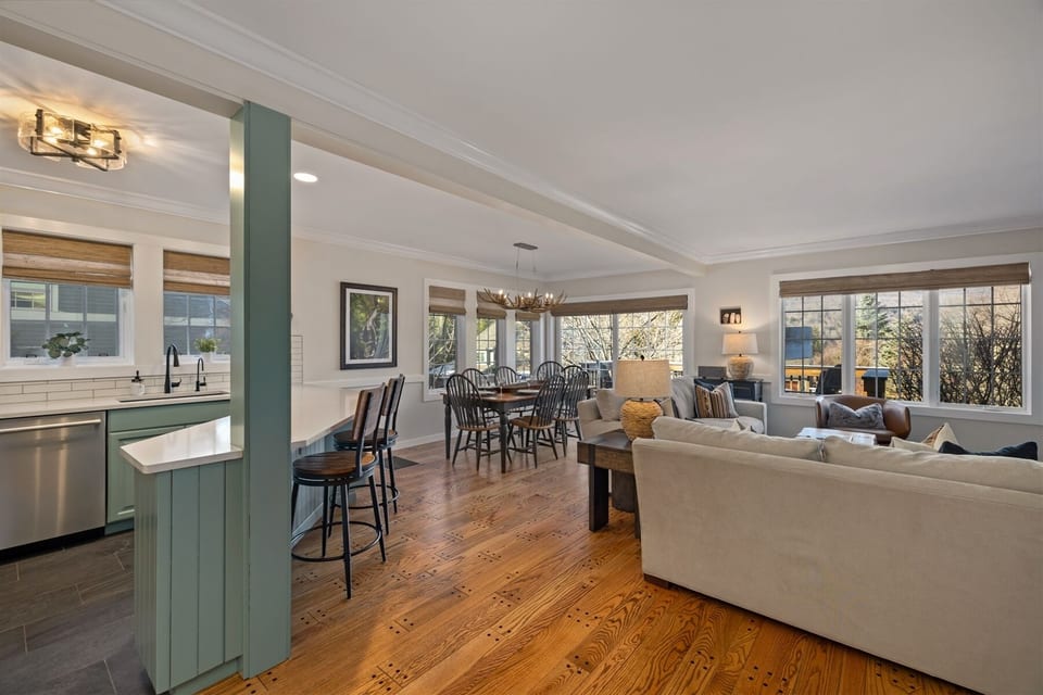 Enjoy the open floor plan with friends and family