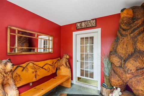 Mudroom with bench