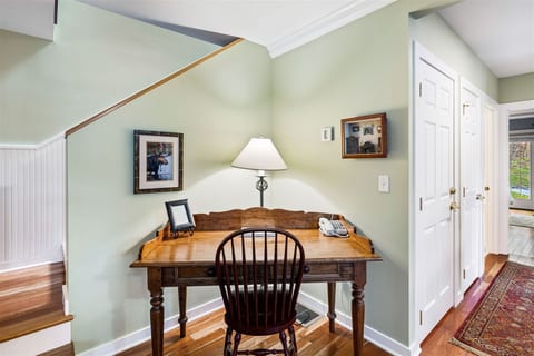 Workspace provided on the main floor