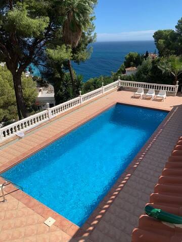 The big pool and the wonderful seaview