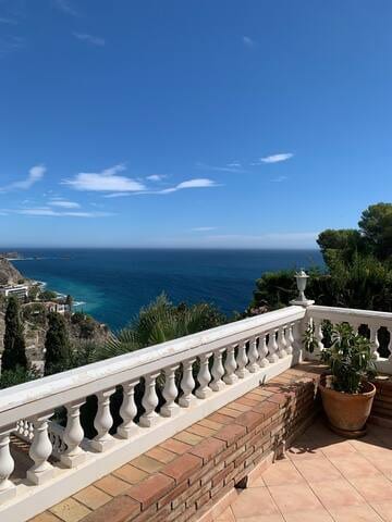Ocean view from upper terrace