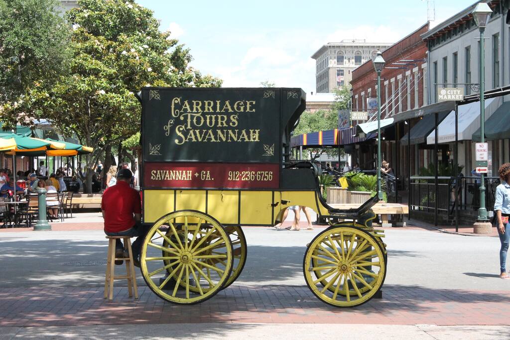 Gram a carriage tour at City Market to see the sights