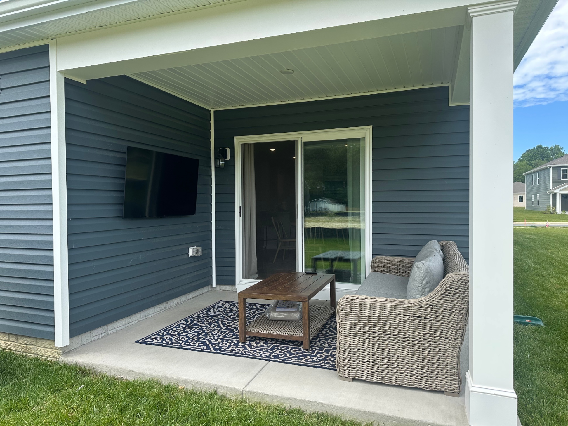Covered patio featuring a 55" smart tv Covered patio featuring a 55" smart tv - Our Shorebird Way - Millsboro