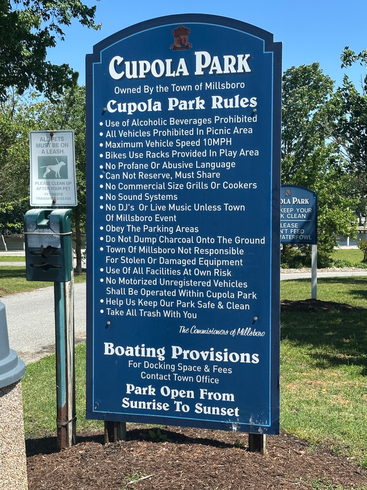 Cupola Park in historic Millsboro Cupola Park in historic Millsboro - Our Shorebird Way - Millsboro