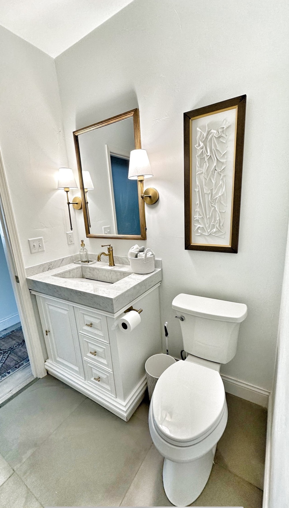First level half bath First level half bath - New Bayfront Home In Northern Sturgeon Bay - Sturgeon Bay