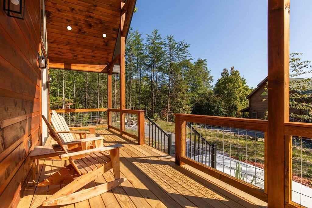 Enjoy quiet mornings on the porch.