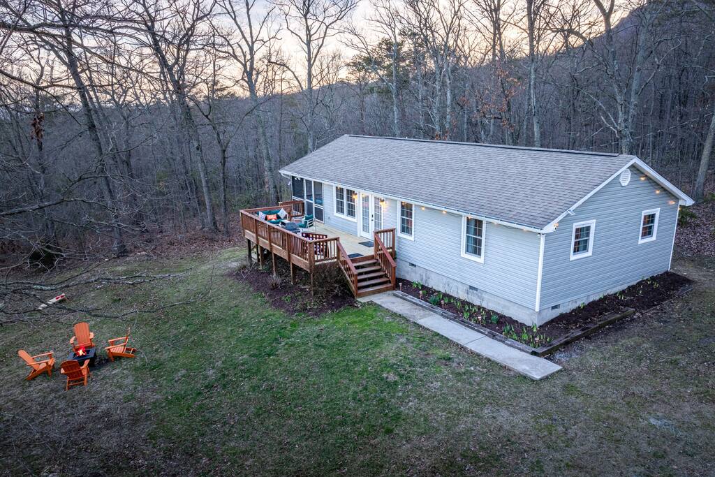 Star gazing from front patio