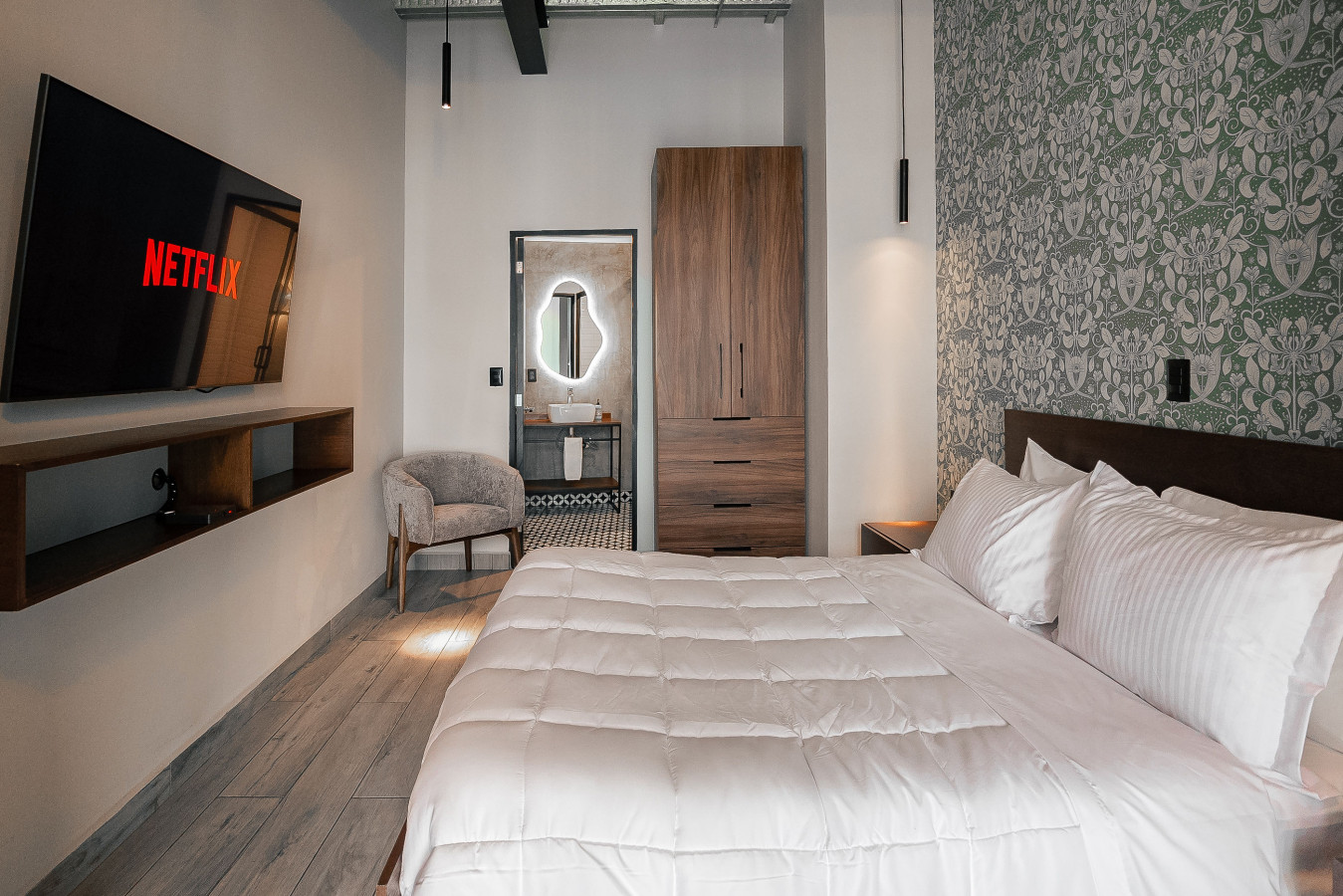 Full view of the room.