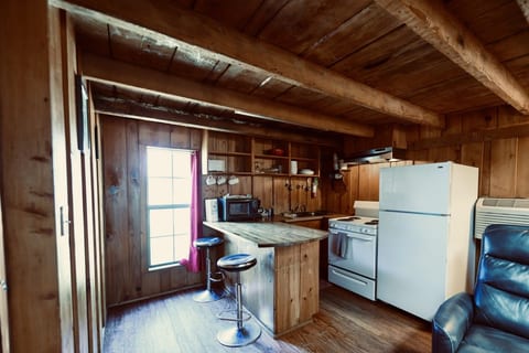 Cabin with sleeping loft in peaceful pecan orchard