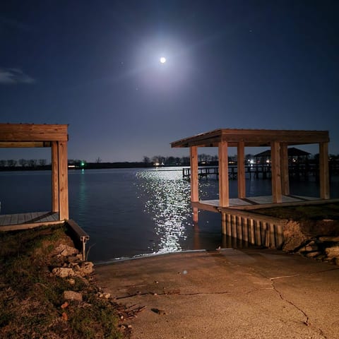 Boat ramp on Lake Chicot