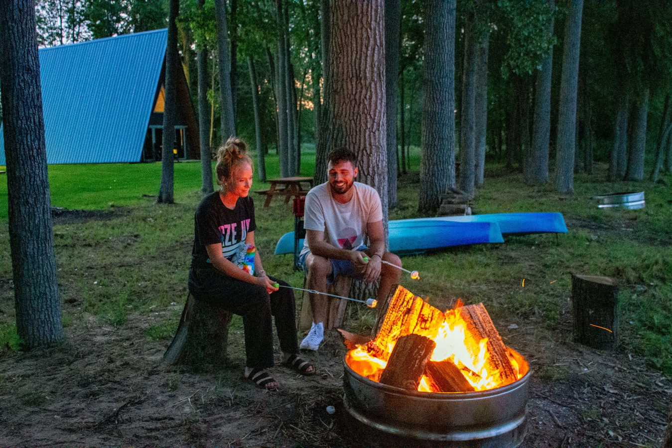 Fire pit, S'mores & Stars