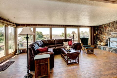 Large family room with panoramic views