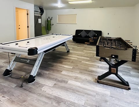 Lively Game room, air hockey and foosball!