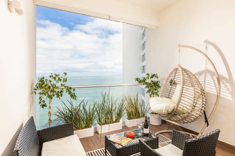 Ocean View Beach Front Condo in the Center of Town