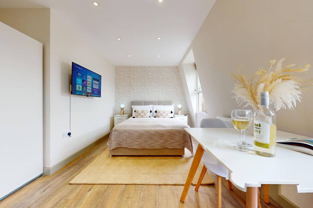 Netflix-13min to Battersea Park-Smart TV-WiFi-W/D