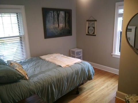 2nd Floor - Northwest Bedroom, Closet, Dresser, and Ceiling Fan