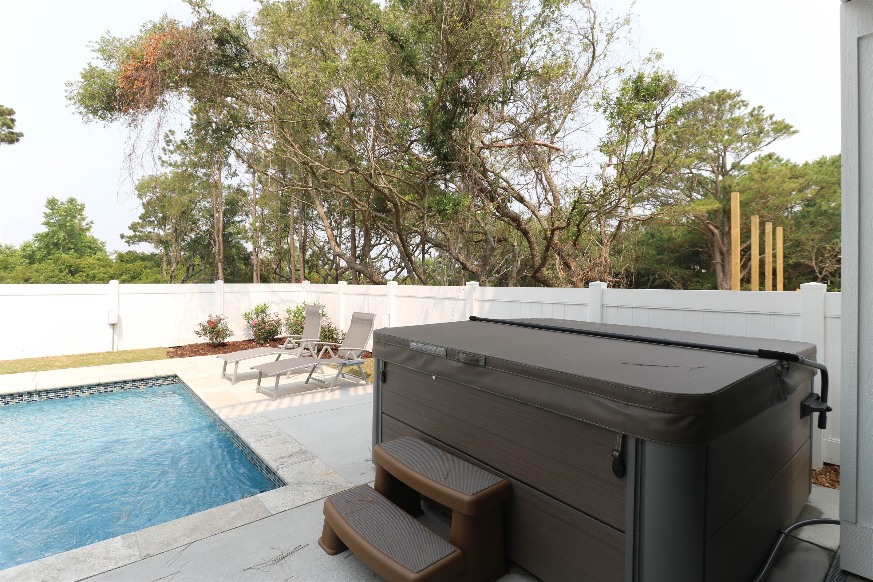 Hot Tub and Private Salt Water pool