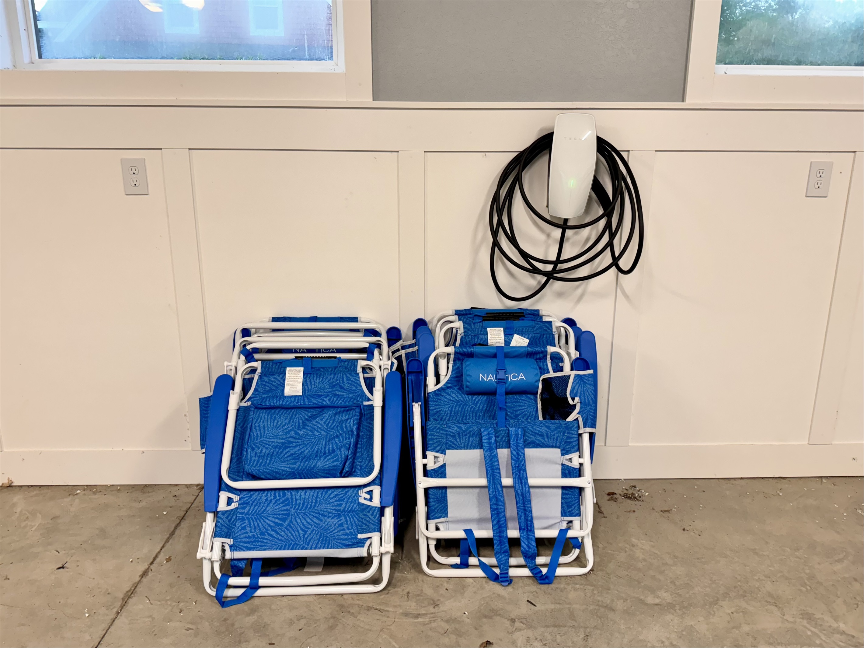 Beach Chairs & Ev charger
