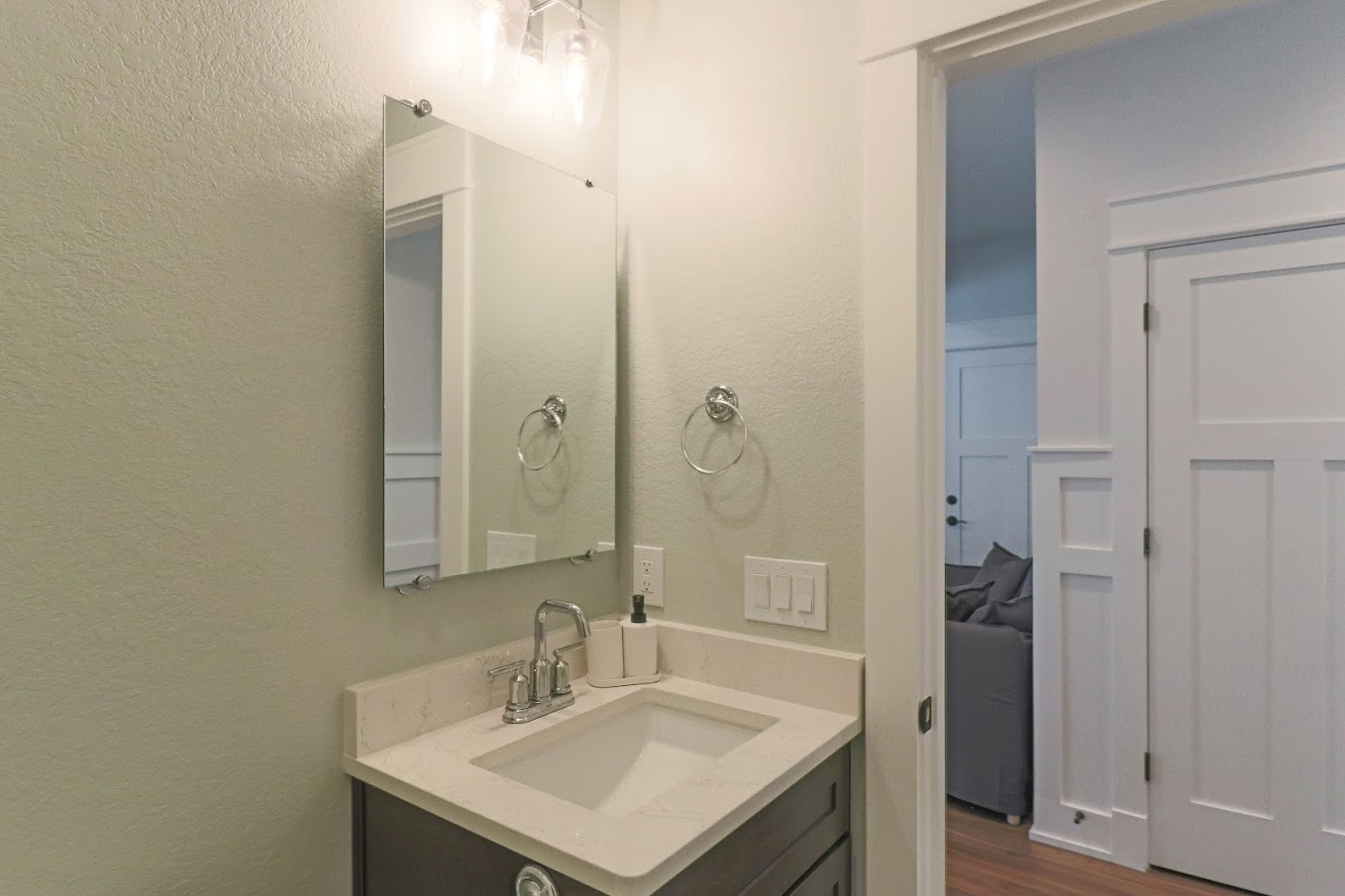 Bathroom off the gameroom