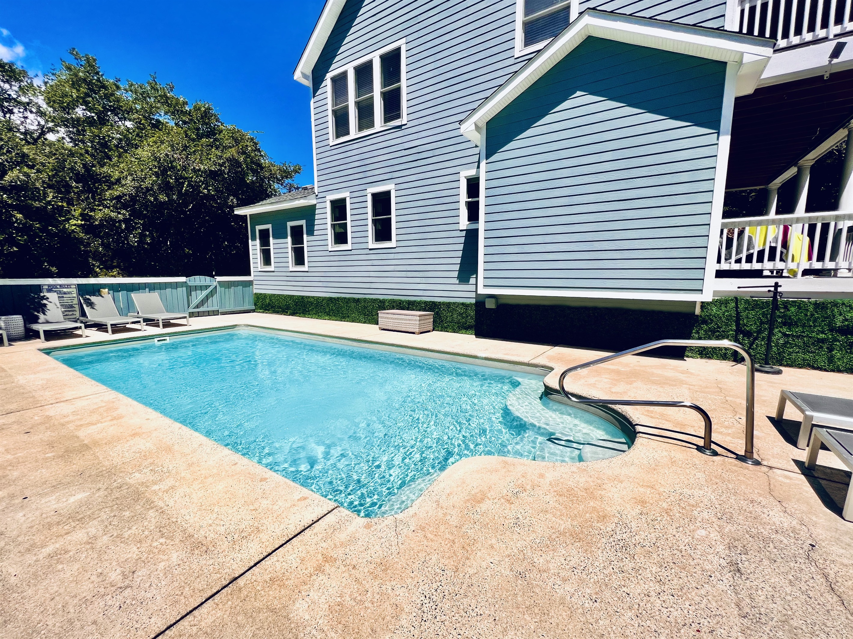 Private 13x36 Foot Pool Private 13x36 Foot Pool, Trees Provide Privacy Sounds Delightful