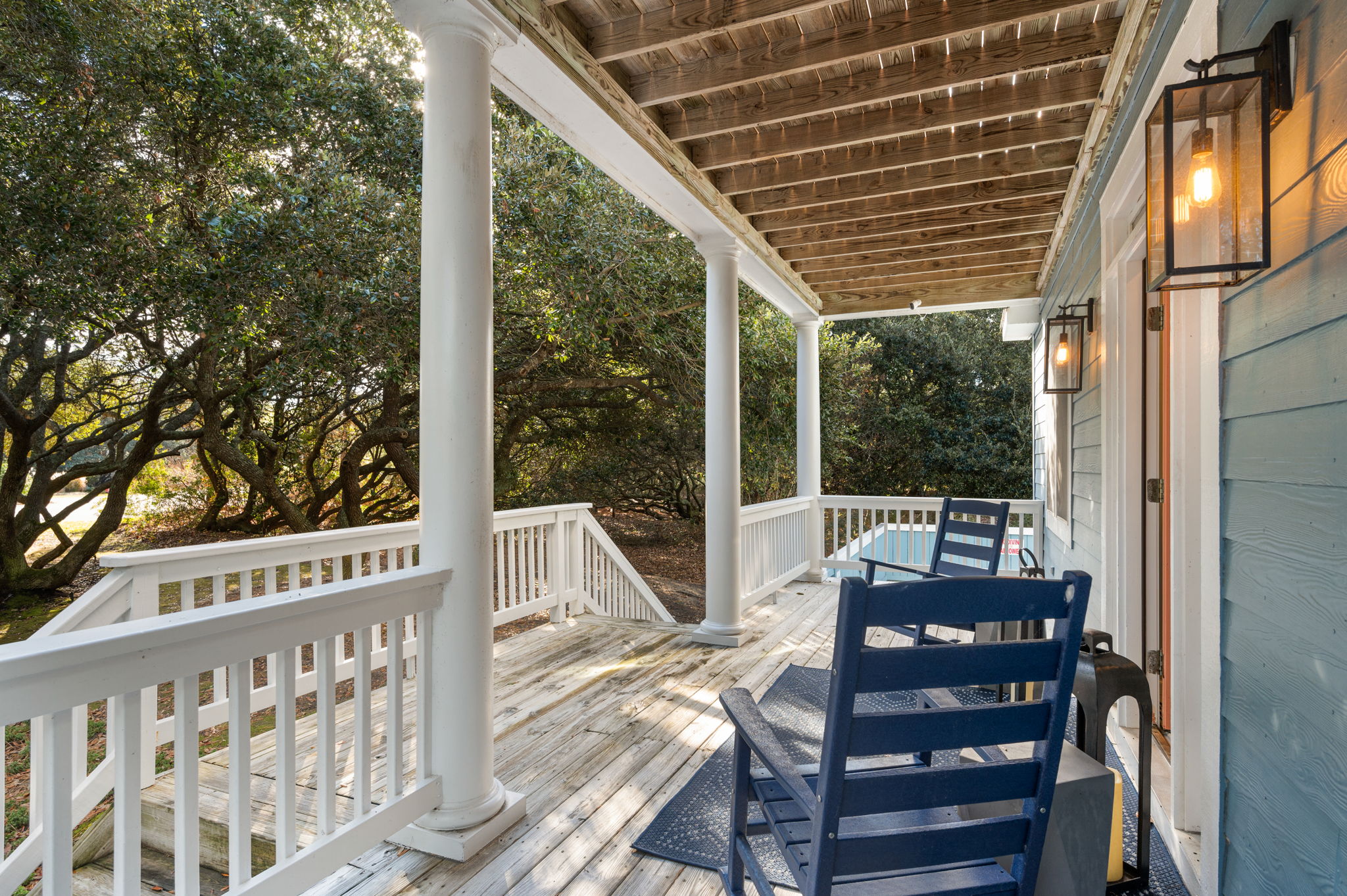 Front Porch overlooking private front yard