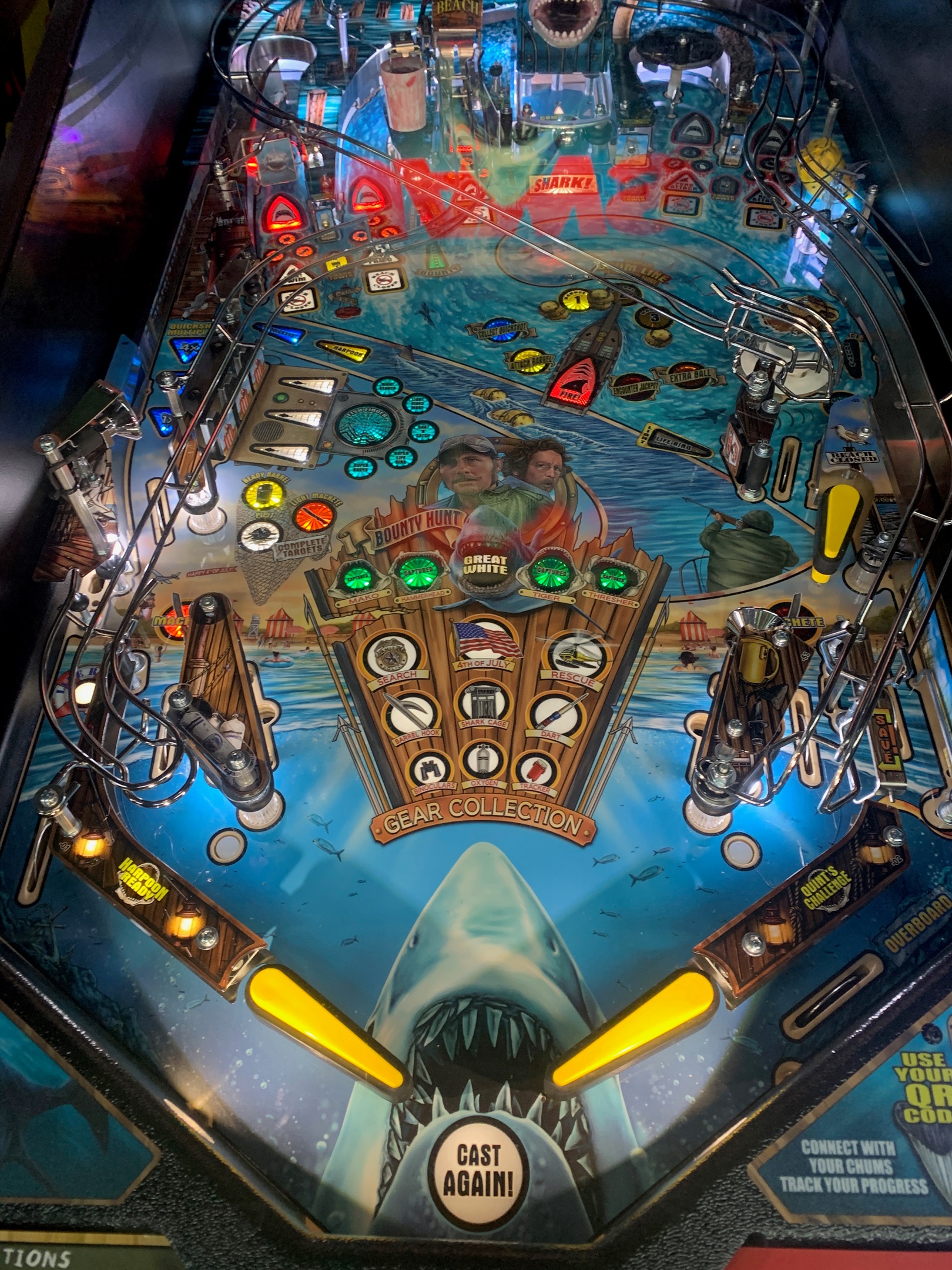 Jaws Pin Ball Machine Added to Garage Game room