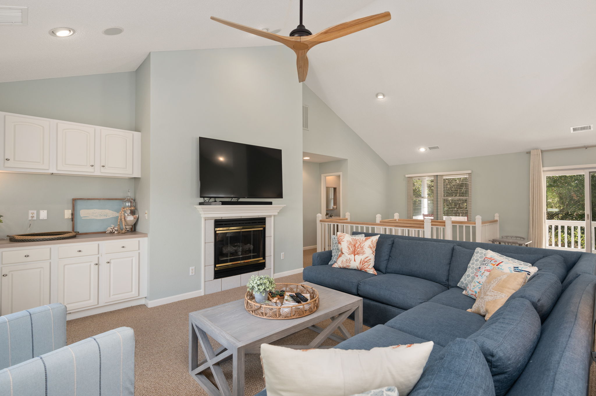 Living Room with Smart TV