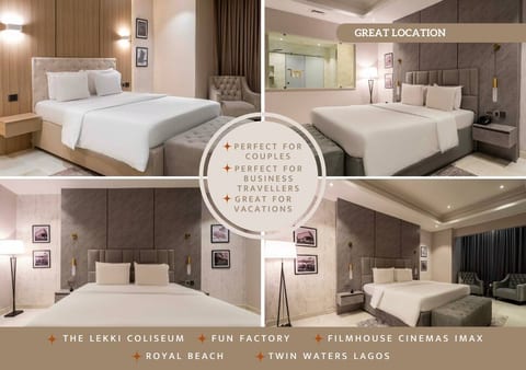 Work-Friendly King Room in Lekki with Free Wi-Fi
