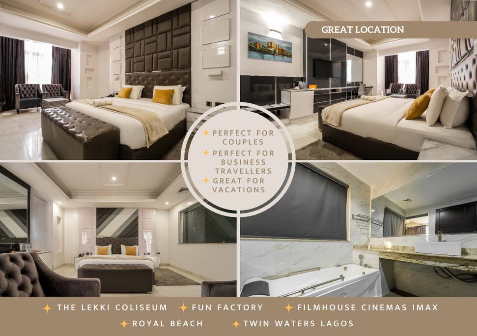 Elegant Apartment Room in Lekki, with Pool & Wi-Fi
