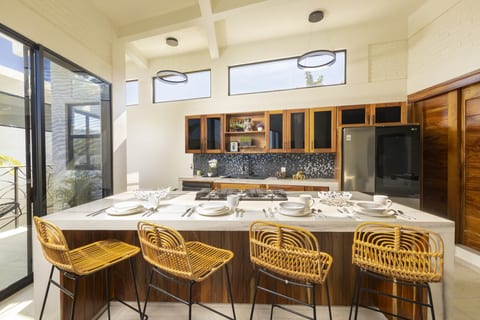 Huge stylish kitchen