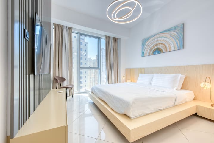Lux 3bedroom Upgraded Apartment -Marina View & JBR - Tecom - Dubai - United Arab Emirates