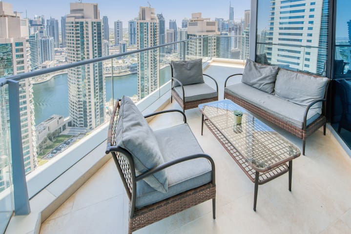 Lux 3bedroom Upgraded Apartment -Marina View & JBR - Tecom - Dubai - United Arab Emirates