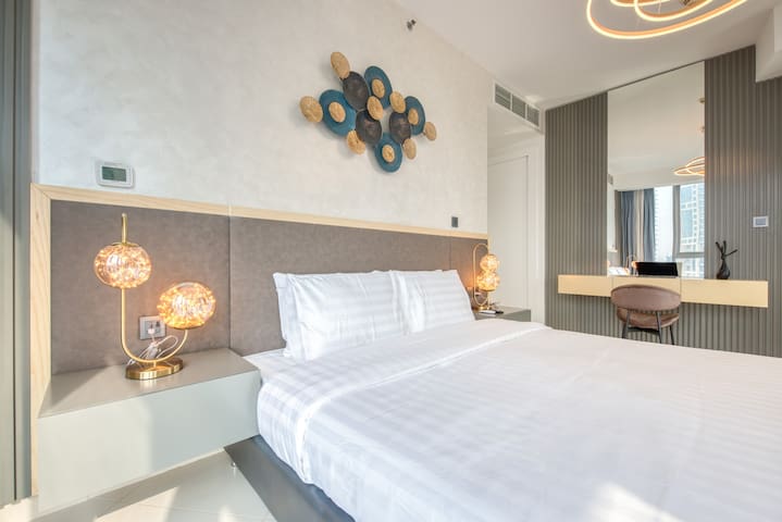 Lux 3bedroom Upgraded Apartment -Marina View & JBR - Tecom - Dubai - United Arab Emirates