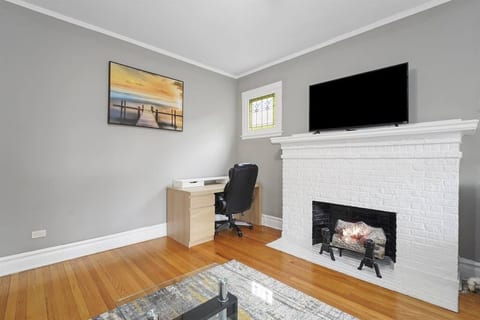 Workspace in the living room