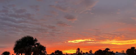 Sunrise from the east side of the Shorebird.
