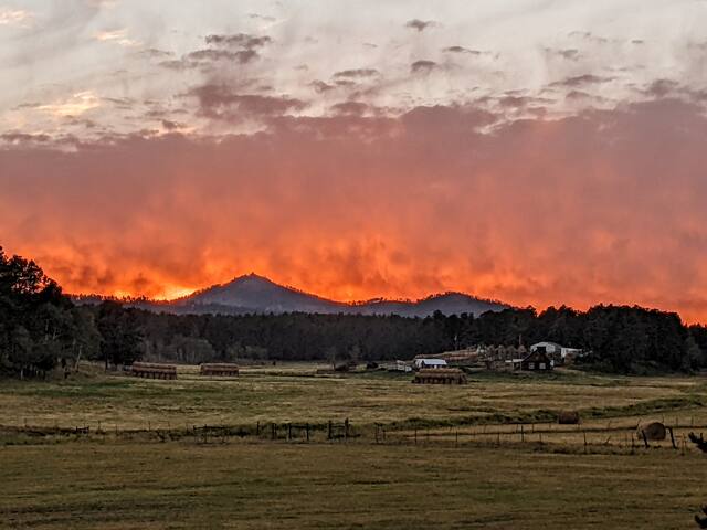 One of our sunsets, unfiltered!