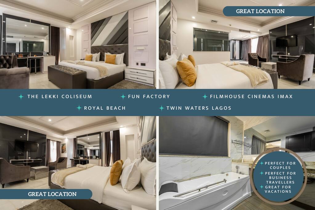 Romantic Room with Pool and Wi-Fi in Lekki, Lagos