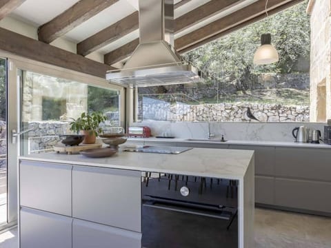 Luxury villa with heated pool and gym in Pollença